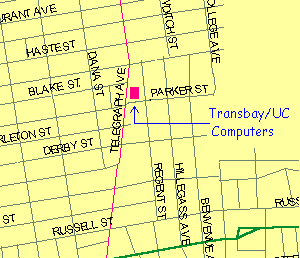 Map to UC Computers
